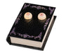 8.25"H Paper Book W/Eyeball W/Lights Black/Purple/Cream/Red HH7533 - DecoExchange®
