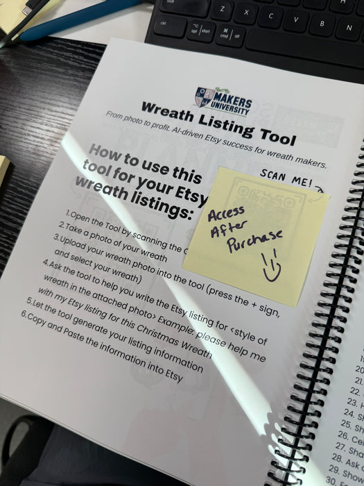 PRINTED COPY - 2026 Craftpreneur Design Planner by Damon Oates