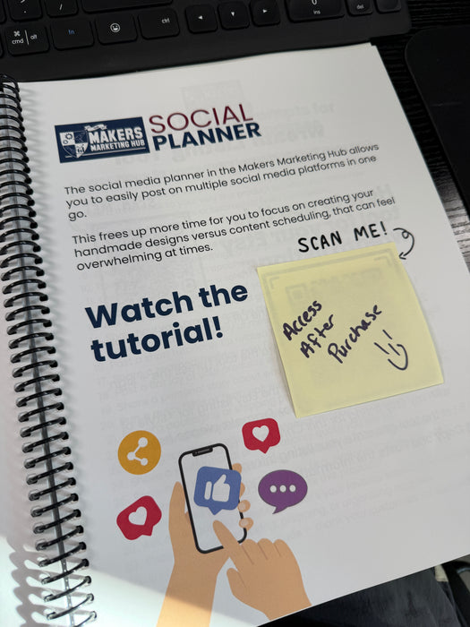 PRINTED COPY - 2026 Craftpreneur Design Planner by Damon Oates