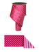 4"X10Yd Polka Dot/Stripe/Fused Hot Pink/White LX305711 - DecoExchange®