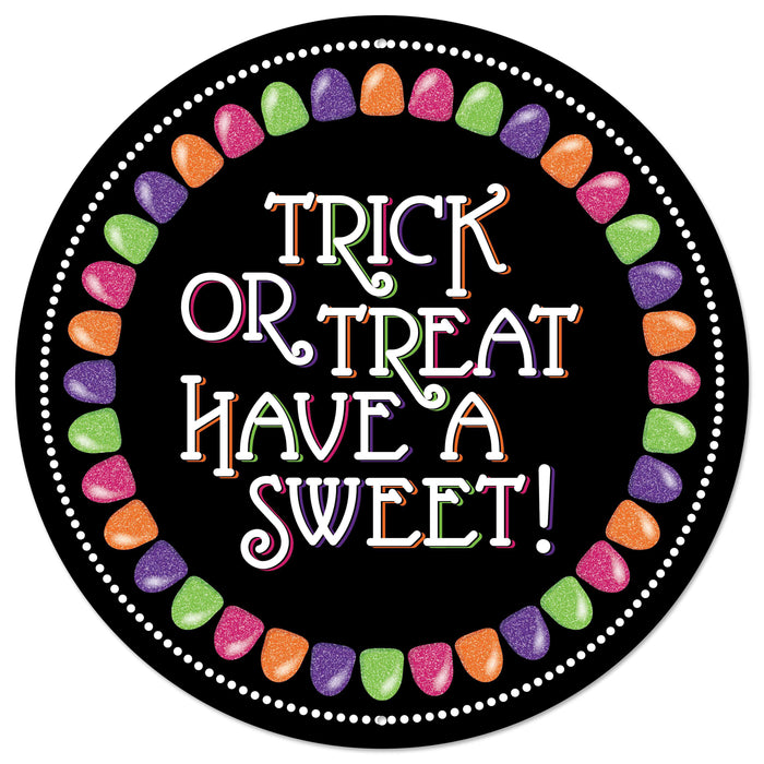 12"Dia Glttr Trick Or Treat Have A Sweet Multi MD1618