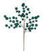 17"L Glitter Ball Spray Hunter Green MN044812 - DecoExchange®