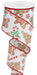2.5"X10Yd Gingerbread W/Candy On Royal White/Red/Emerald/Brown RG0185227 - DecoExchange®