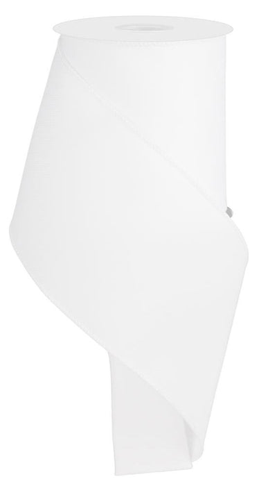 4"X10Yd Diagonal Weave Fabric White RGE120427