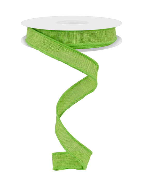 5/8"X10Yd Royal Burlap Lime Green RGE1778E9 - DecoExchange®