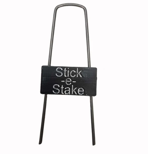 12" Stick-e-Stake – Patent Pending Adjustable Floral Sign Holder with Peel & Stick Design - DecoExchange®