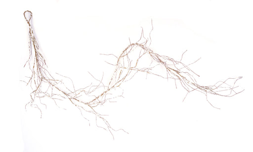 6'L Snow Flocked Wild Twig Garland Natural/White XG7026 - DecoExchange®