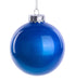 120Mm Dia Lacquer/Glass Look Ornament Royal Blue XH966225 - DecoExchange®