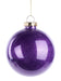120Mm Dia Lacquer Look Glitter Ball Orn Purple XH966623 - DecoExchange®