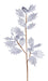 29"L Metallic Holly Leaf Spray Silver XS096426 - DecoExchange®