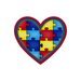 Autism Door Hanger Heart Decoe - W - 903808 - Dh 22’ Wood