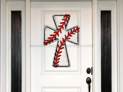 Baseball Sign Sports Wood Sign Door Hanger Decoe-W-411 22