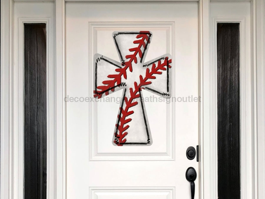 Baseball Sign Sports Wood Sign Door Hanger Decoe-W-411 22