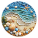 Beach Sign, DCO-102720-D, Sign For Wreath, 10" Wood Sign