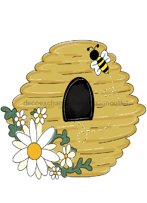 Bee Hive Door Hanger Tww-W-0011 22’ Wood