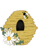 Bee Hive Door Hanger Tww-W-0011 22’ Wood