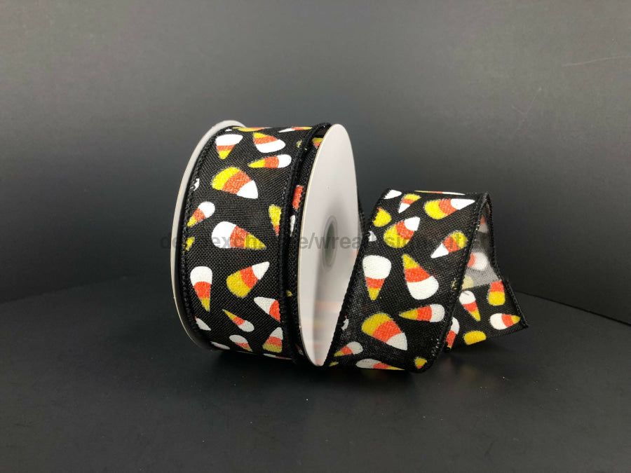 Blk Linen/Glit Cndy Corn, 1.5"X10Y 51212-09-20 - DecoExchange®