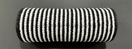 Blk-Wht All Snow Fuzz Strp Mesh 10’’X10Y XB253810-20 Mesh