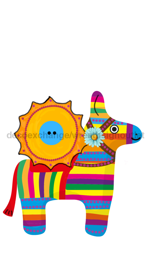 Bow Backer Fiesta Wood Sign Bb-W-0041 13 Wreath