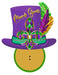 Bow Backer Mardi Gras Wood Sign Bb-W-0040 13 Wreath