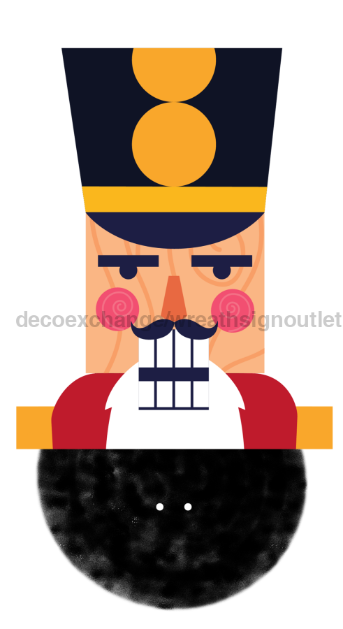 Bow Backer Nutcracker Wood Sign Bb-W-0012 13 Wreath