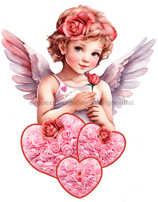 Bow Backer Valentine Wood Sign Bb-W-0048 13 Wreath