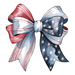 Bow Door Hanger Patriotic Coquette Bow wood sign DECOE-W-904783-DH 22’’ Door Hanger 22’’ Door Hanger
