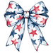 Bow Door Hanger Patriotic Coquette Bow wood sign DECOE-W-904784-DH 22’’ Door Hanger 22’’ Door Hanger