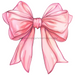 Bow Door Hanger Pink Coquette Bow wood sign DECOE-W-904785-DH 22’’ Door Hanger 22’’ Door Hanger