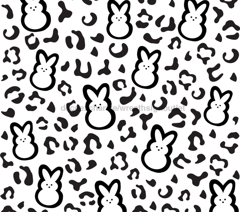 Bunny Tumbler, Peeps and Leopard 20 oz Skinny Tumbler DECOETUMBLER-281 - DecoExchange®