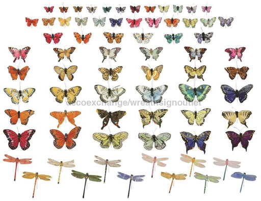 Butterfly/Dragonfly Assortment 144 Pieces - Mb9300 Supplies