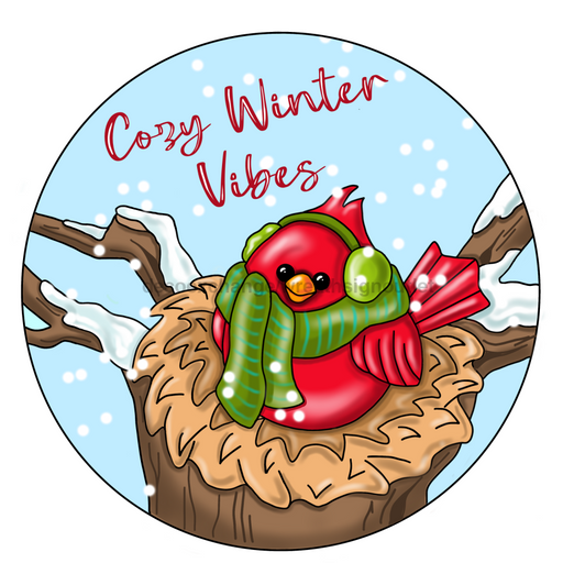 Cardinal Sign, Winter Sign, Christmas Sign, wood sign, PCD-W-026 - DecoExchange®