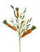 Carrot Spray With Leaves - Orange 3 Heads 30 62883Or Pick