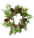 Cedar Crab Berry Pinecone Wreath Dia24 84625WR24 - DecoExchange