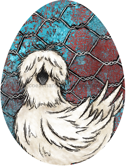 Chicken Door Hanger Decoe-W-693-Dh 22’ Wood