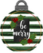 Christmas Ornament Sign Green Be Merry Door Hanger Wood Sign Decoe-W-173 22