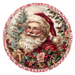 Christmas Santa, DCO-102672-D, Sign For Wreath, 18" Door Hanger