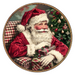 Christmas Santa, DCO-102677-D, Sign For Wreath, 18" Door Hanger