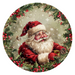 Christmas Santa, DCO-102680-D, Sign For Wreath, 18" Door Hanger