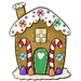Christmas Sign, Gingerbread House, wood sign, DECOE-W-035 - DecoExchange®