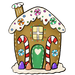 Christmas Sign, Gingerbread House, wood sign, DECOE-W-035 - DecoExchange®