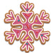 Christmas Sign Pink Snowflake Wood Sign Decoe-W-903428 22 Door Hanger