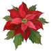 Christmas Sign Red Poinsettia Wood Sign Decoe-W-903431 22 Door Hanger