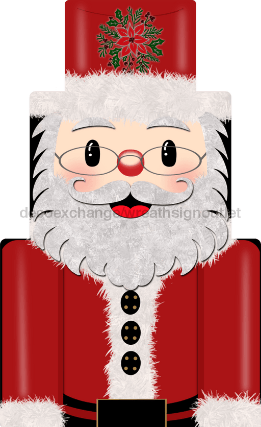 Christmas Sign, Santa Sign, wood sign, DECOE-W-358, 22" Door Hanger - DecoExchange®