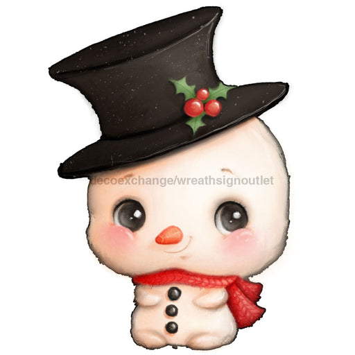 Christmas Sign Snowman Wood Sign Decoe-W-903411 22 Door Hanger