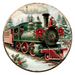 Christmas Train, DCO-102691-D, Sign For Wreath, 10" Wood Sign