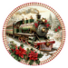 Christmas Train, DCO-102696-D, Sign For Wreath, 18" Door Hanger