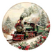 Christmas Train, DCO-102702-D, Sign For Wreath, 10" Wood Sign