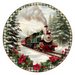 Christmas Train, DCO-102703-D, Sign For Wreath, 10" Wood Sign