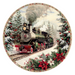 Christmas Train, DCO-102704-D, Sign For Wreath, 10" Wood Sign